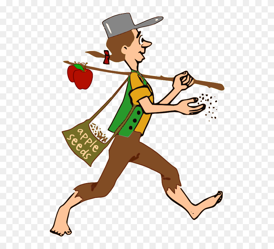Seed Clipart Apple Seed - Johnny Appleseed Free Clipart - Png Download