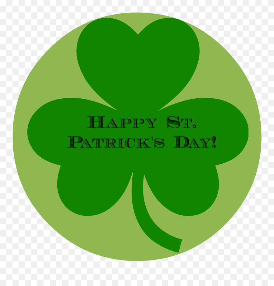 St Patricks Day Dog Clipart Vector 60 Most Beautiful - Trebol De 3 Hojas - Png Download