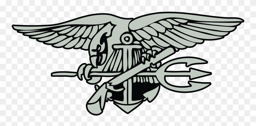 Louis Military Officer Support - Navy Seal Logo Png Clipart