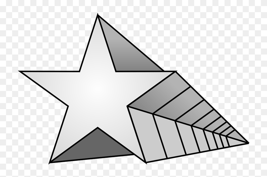 Learn How To Draw 3d Star Shape - Easy How To Draw 3d Shapes Clipart