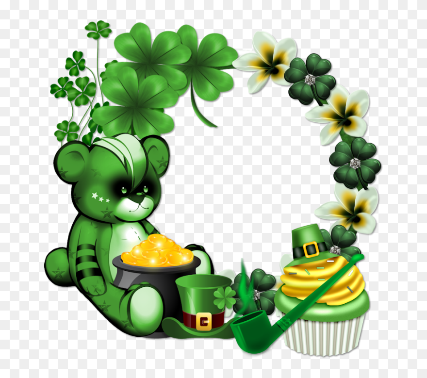 Clusterframestpatrick - Saint Patrick's Day Clipart
