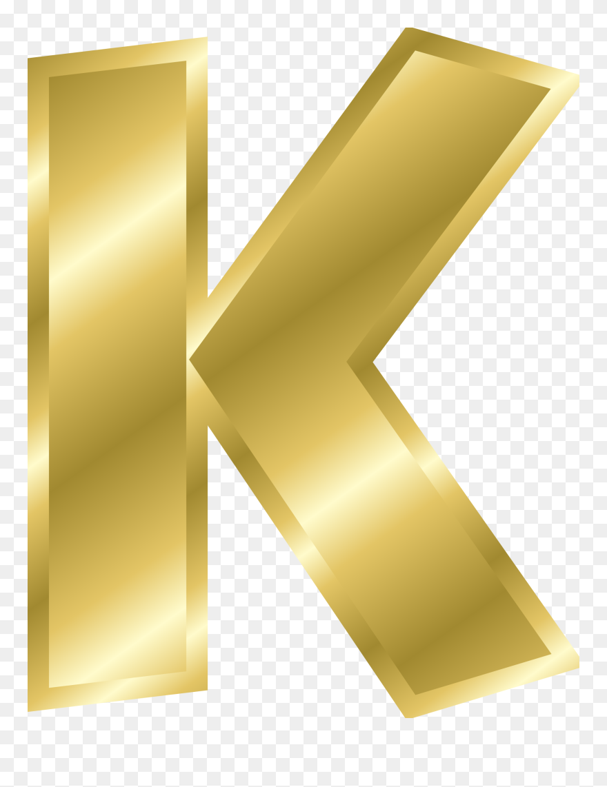 Golden Clipart Alphabet - Alphabet Gold Letters - Png Download