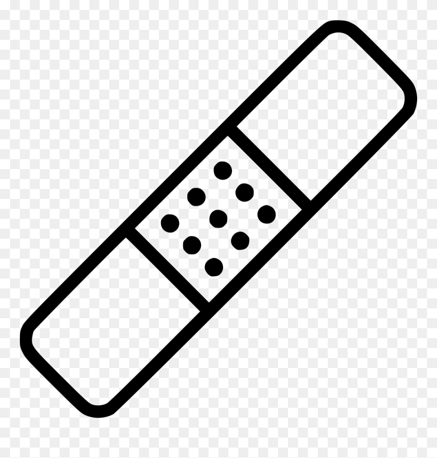 Band Aid Outline Svg Png Icon Free Download - Band Aid Png Outline Clipart
