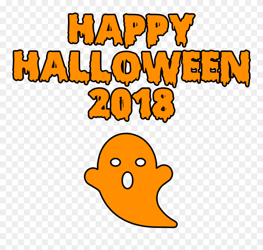 Transparent Happy Halloween Clip Art - Halloween Ghost Happy - Png Download