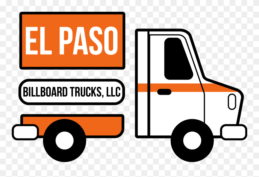 El Paso Billboard Trucks Clipart