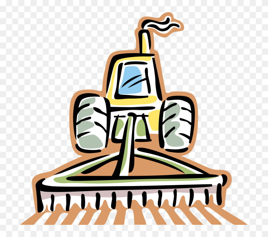 19 Vector Tractor Plow Huge Freebie Download For Powerpoint - Plow Clipart - Png Download