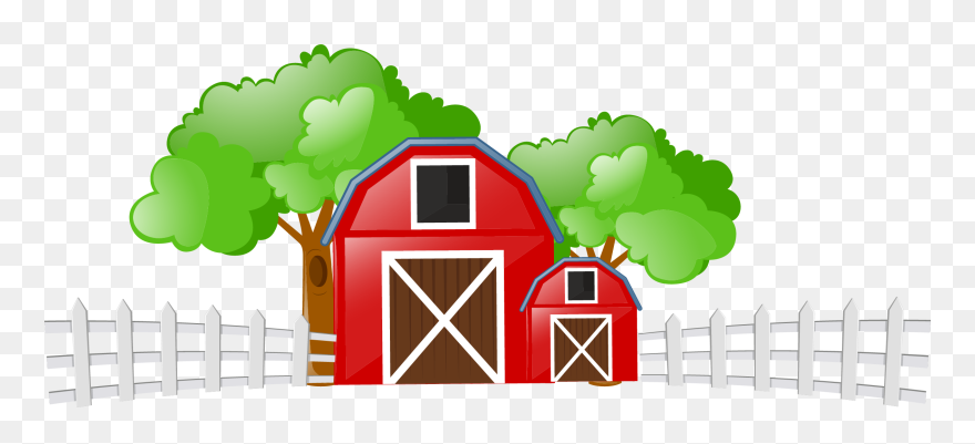 Farm Field Cartoon Livestock Cattle Free Hq Image Clipart - Transparent Farm Clipart - Png Download