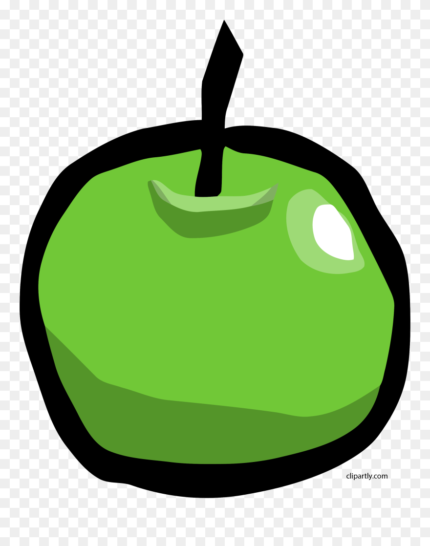 Transparent Delicious Clipart - Cartoon Apple - Png Download