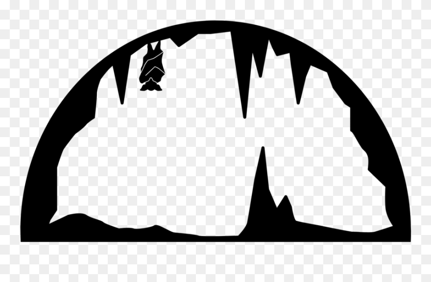 Logo-black - Bat Cave Png Clipart