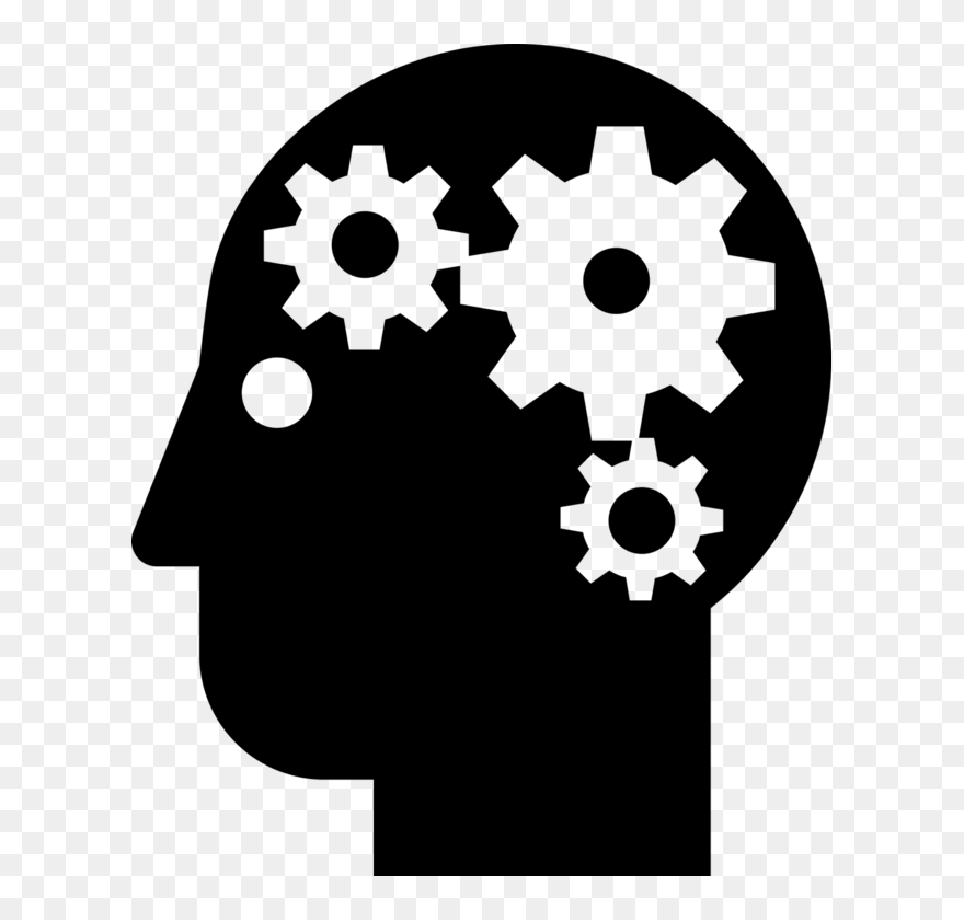 Cc0 Creative Commons - Brain Gears Clipart - Png Download