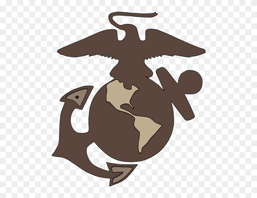 United States Marine Corps Eagle, Globe, And Anchor - United States Marine Corps Logo Svg Clipart