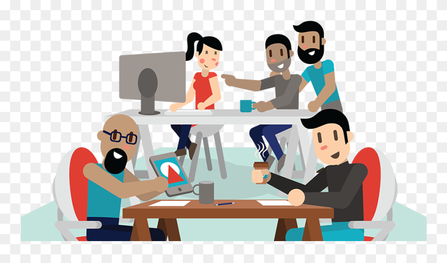 Plan Clipart Colleague - Coworking Png Transparent Png