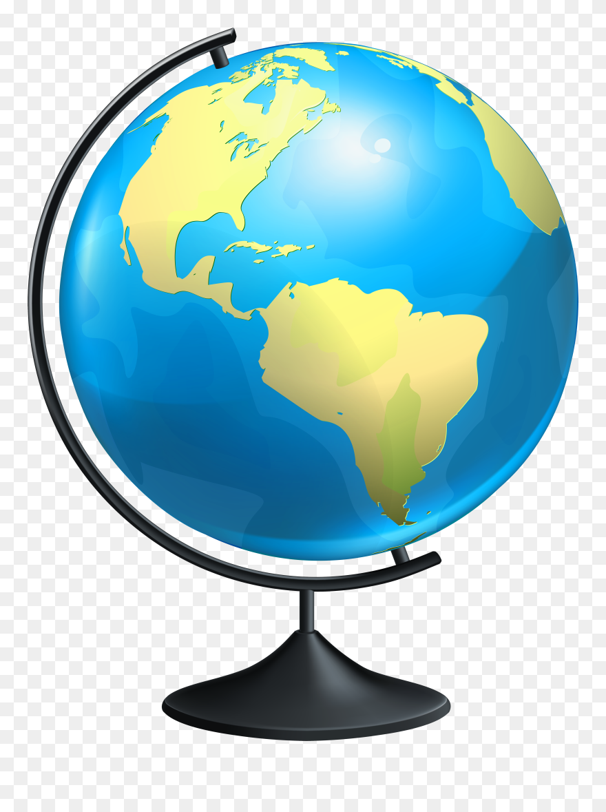 Transparent Earth Png Transparent - Globe Clipart