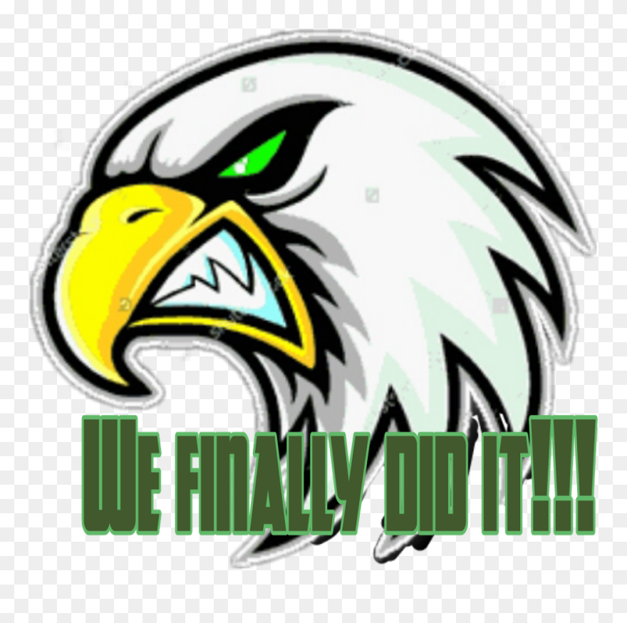 Bald Eagle Clipart Picsart - Angry Eagle Head Logo - Png Download