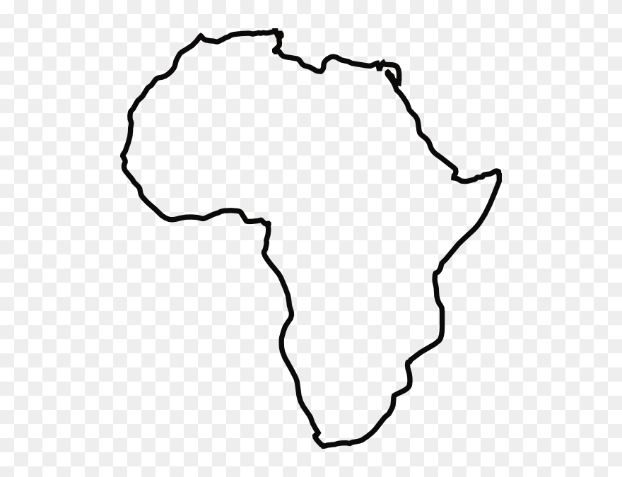 Africa Clipart - Easy To Draw Africa - Png Download