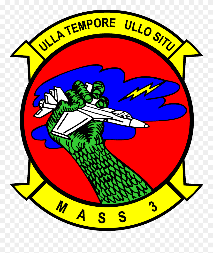 Mass-3 Squadron Insignia - Marine Air Support Squadron 3 Clipart