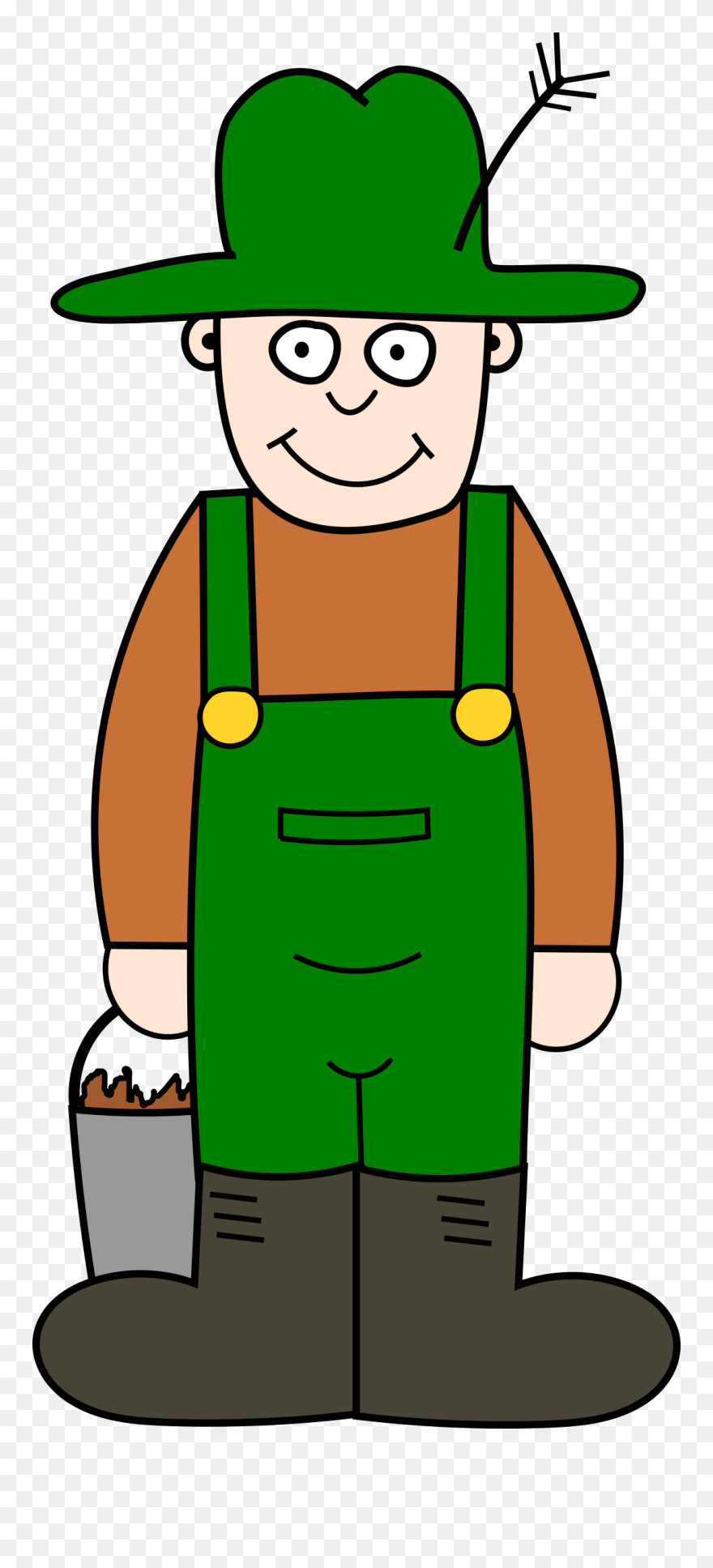 Crazy Clipart Farmer - Farmer Images In Cartoons - Png Download
