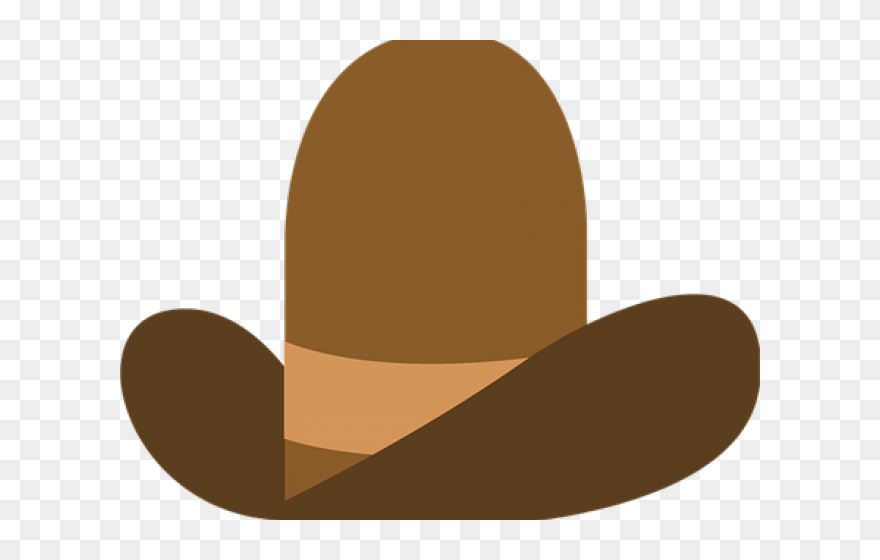 Cowboy Hat Clipart Crazy Hat - Cowboy Hat Transparent Background Cartoon - Png Download