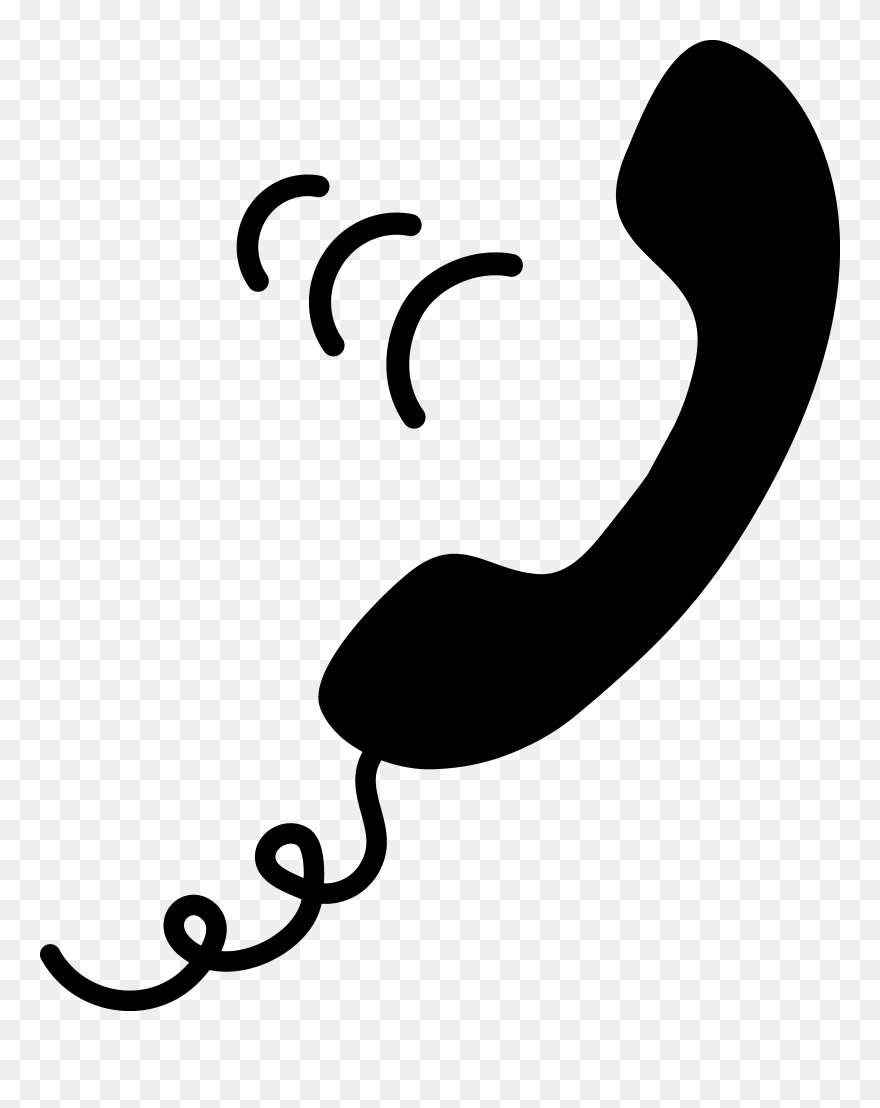 Telephone Ringing Clip Art - Telephone Clipart - Png Download