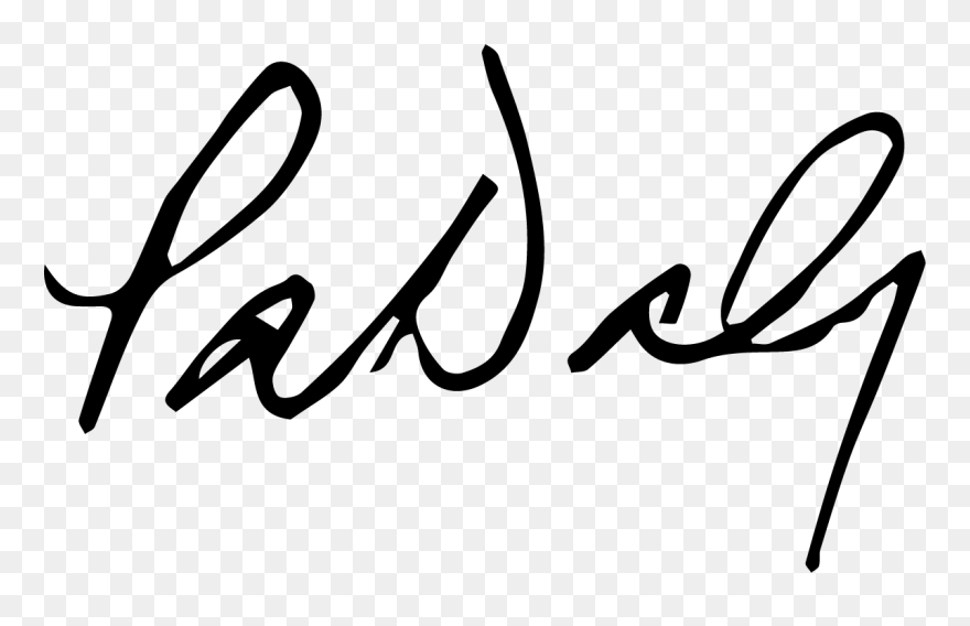 Signature Patdaly - Calligraphy Clipart