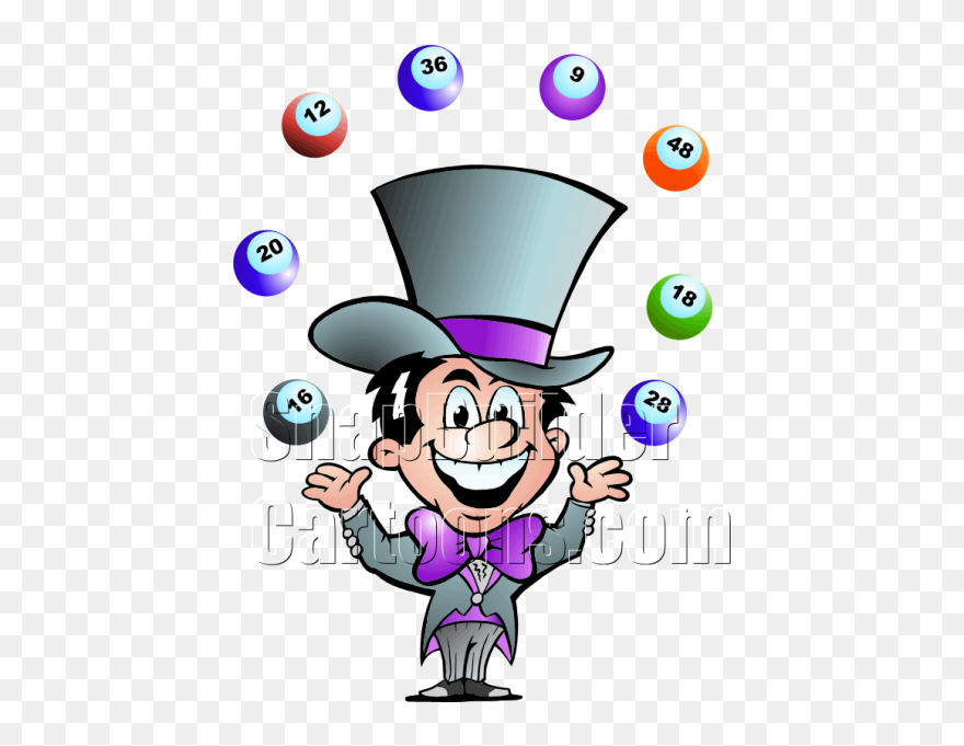 Lucky Lottery Man - Juggling Clipart