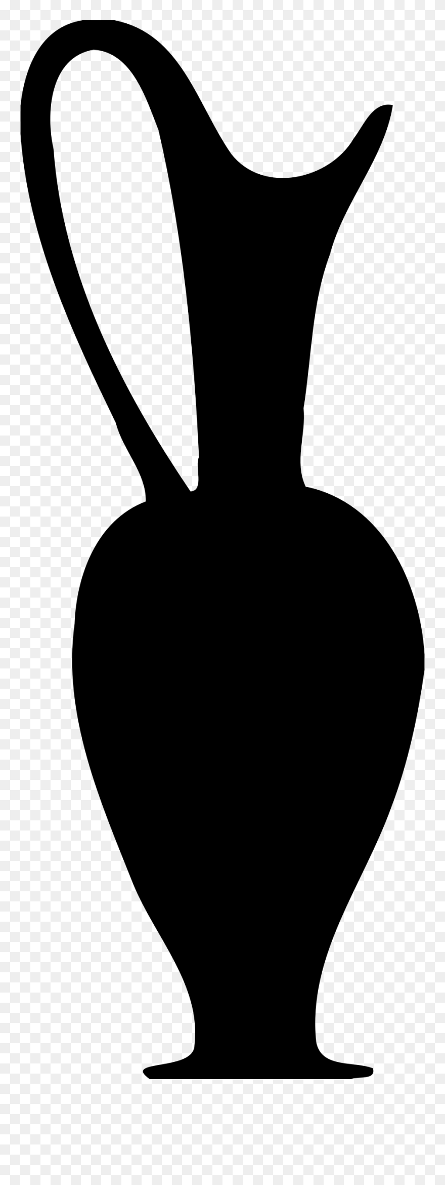 Jug 4 Clip Arts - Silueta De Jarra - Png Download