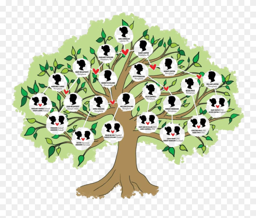 Family Tree - Different Types Of Family Tree Clipart