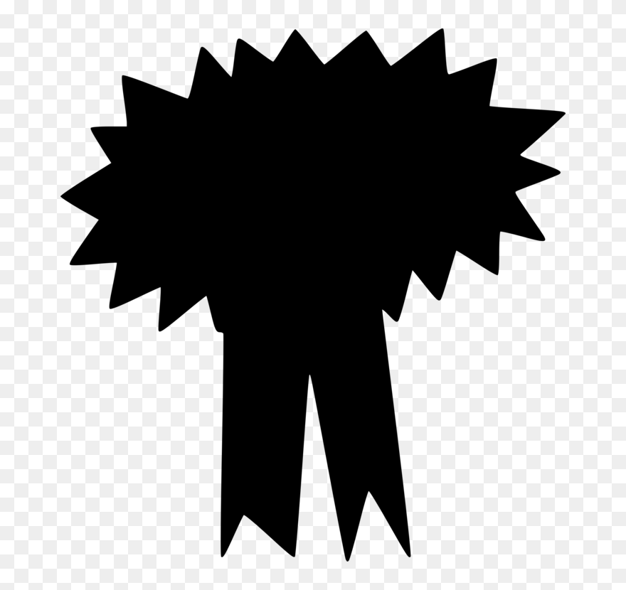 Monochrome,leaf,angle - Rosette Clipart