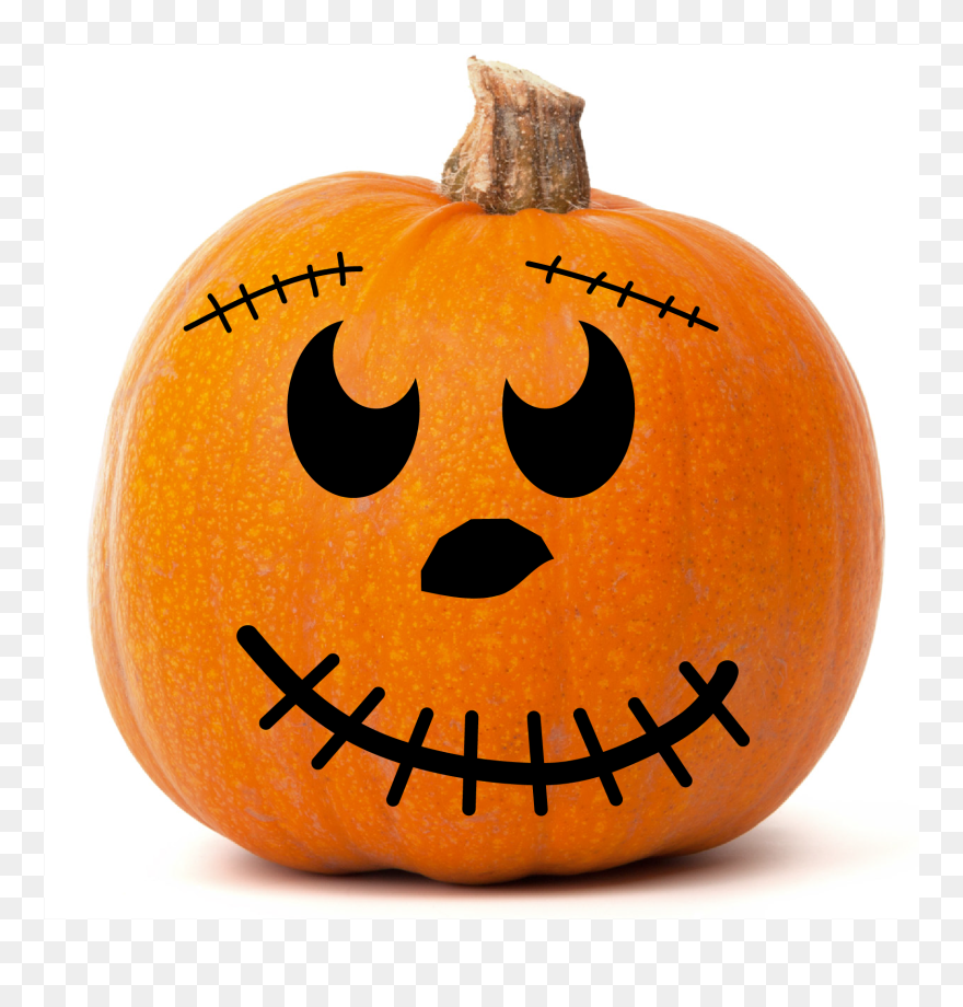 Smiley Pumpkin Face Wall Quotes™ Decal - Pumpkin Smiley Face Clipart