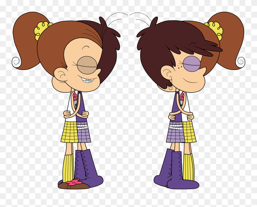 Hugging Clipart Sibling Love, Hugging Sibling Love - Cartoon - Png Download