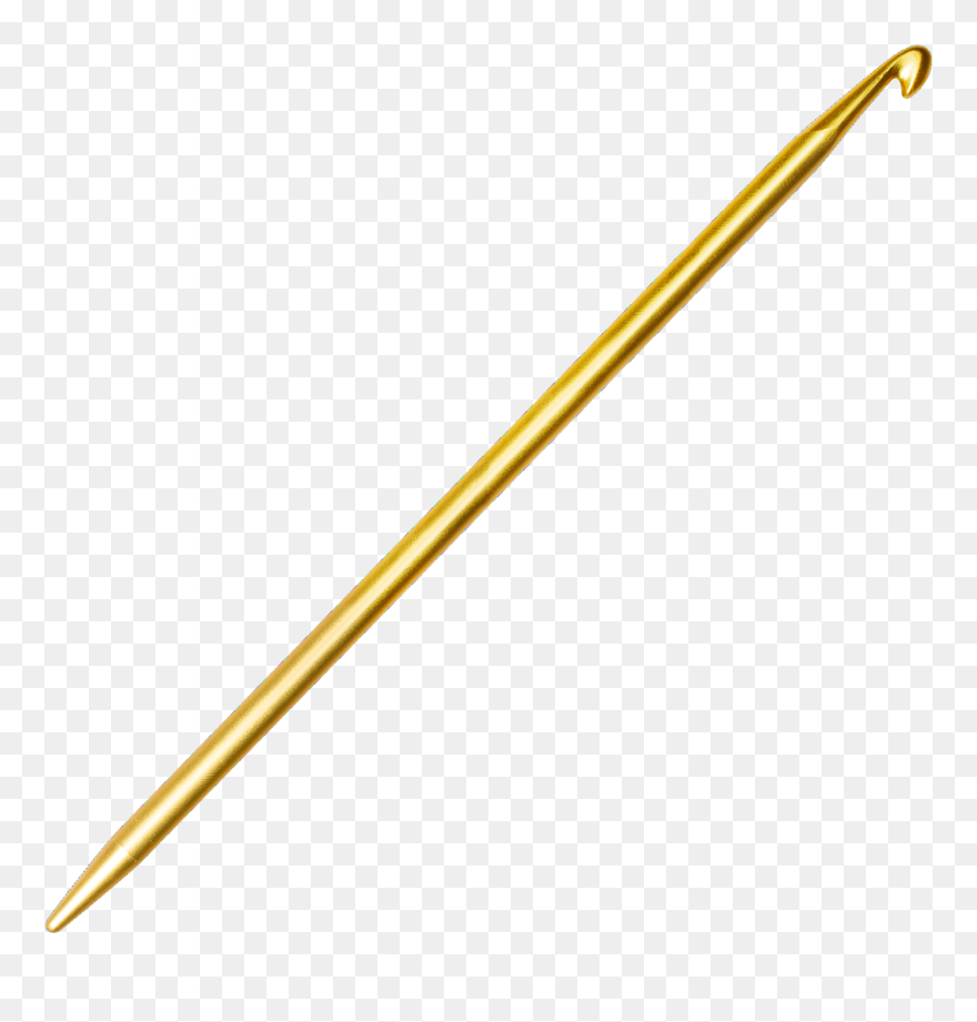 Crochet Needle Transparent & Png Clipart Free Download - Stabilo Pencils Yellow And Black