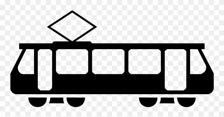 Straßenbahn Symbol Clipart