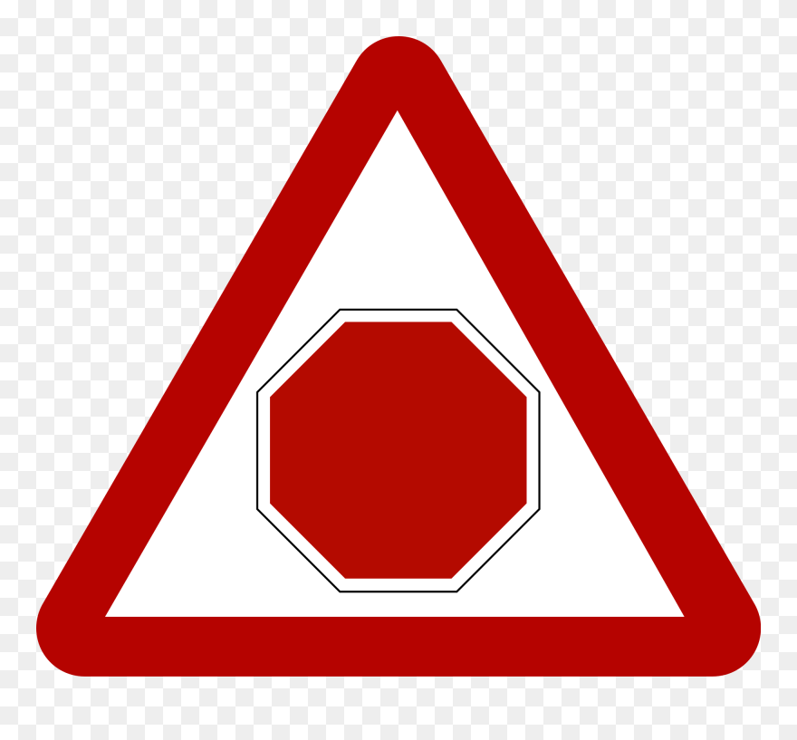 File - Saudi Arabia - Road Sign - Stop Sign Ahead - - Não Aceite Não Produza Não Envie Defeitos Clipart