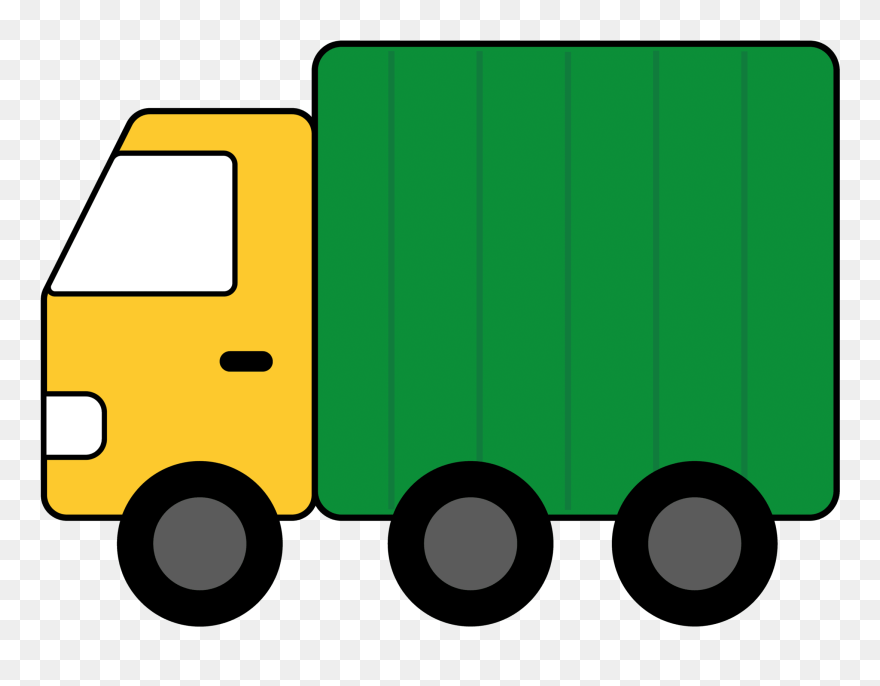 Image Black And White Library Risk Ahead Clipart Green - Truck Clipart - Png Download