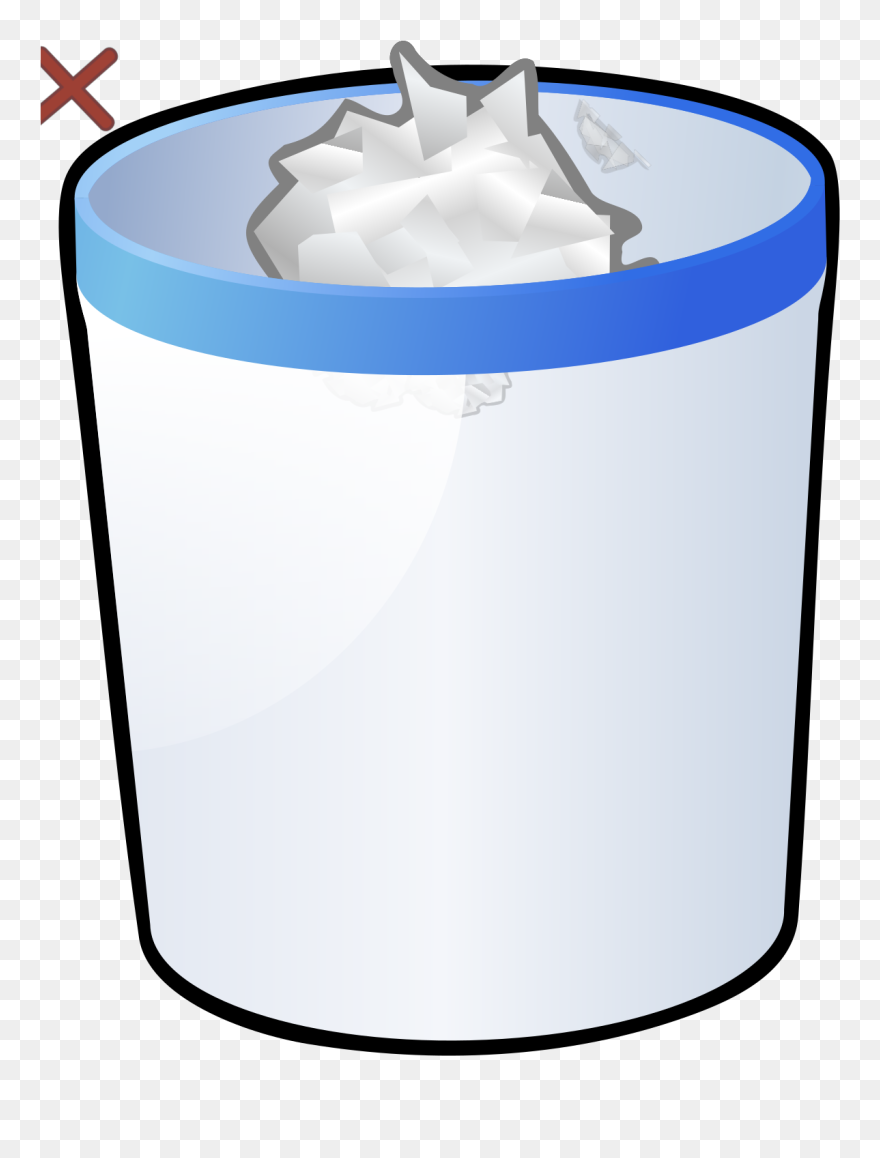 Trash Bin Full Png Icons - Trash Bin Clipart