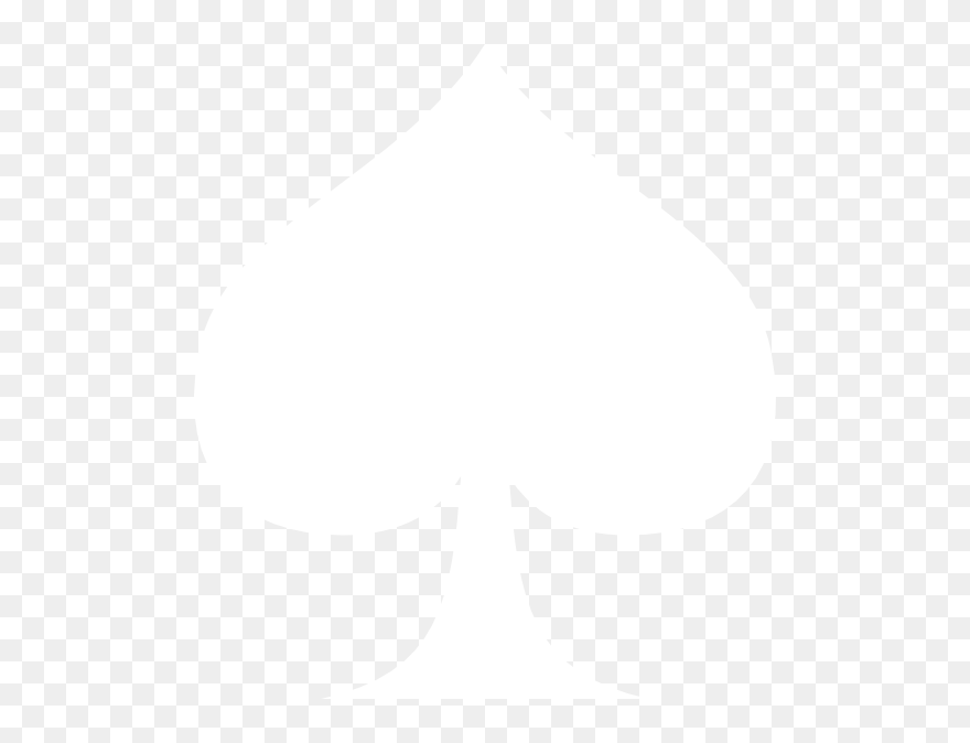 Clipart Ace Of Spades Graphic Free Library Spade Clip - White Ace Of Spades Png Transparent Png