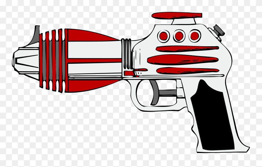 Clipart Gun Sci Fi - Laser Gun Transparent Background - Png Download