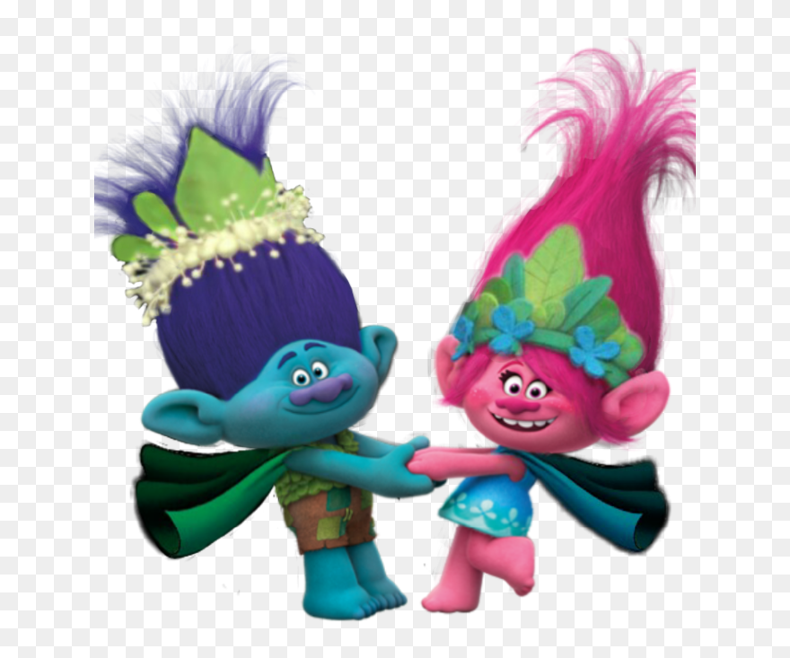 Poppy Png Trolls - Trolls 2 Poppy And Branch Clipart