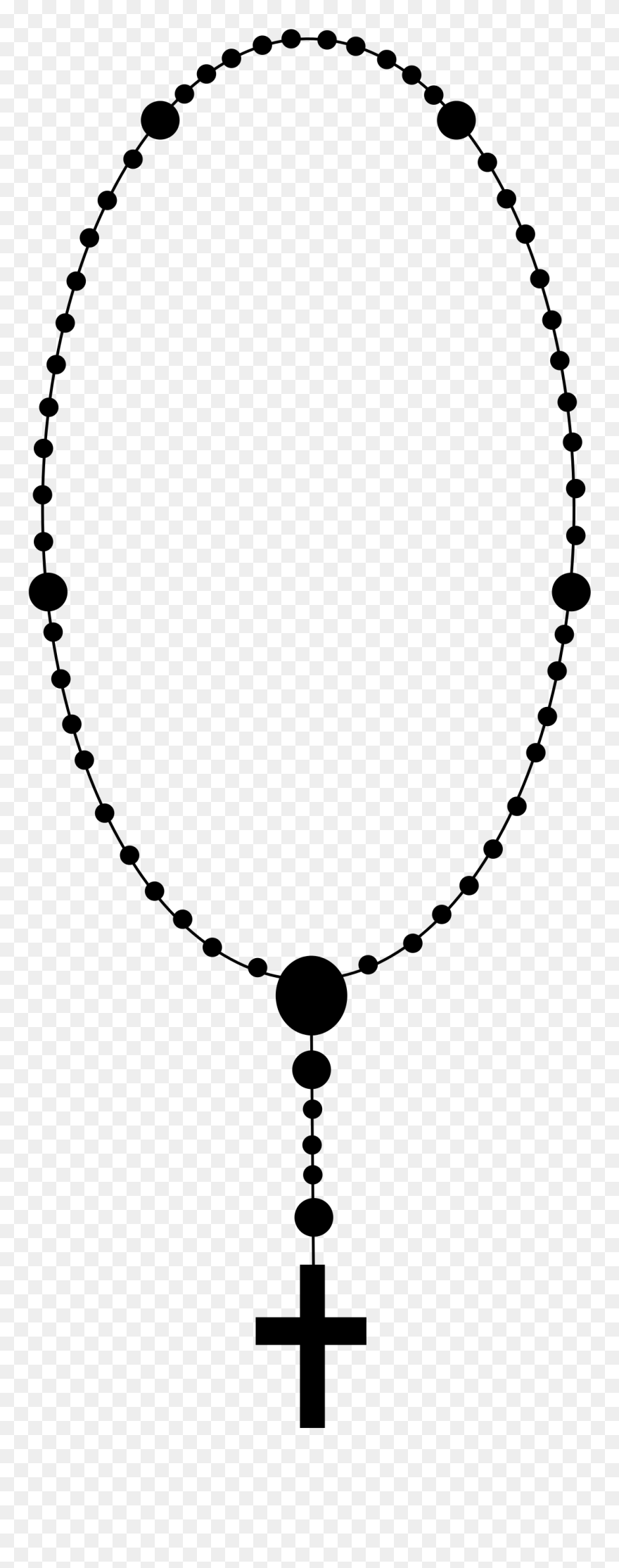 Backgrounds For Rosary Clip Art Transparent Background - Transparent Background Rosary Clipart - Png Download