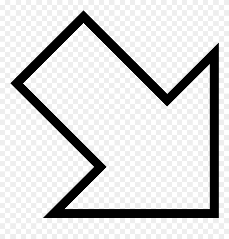 Clipart Arrow South - Png Download