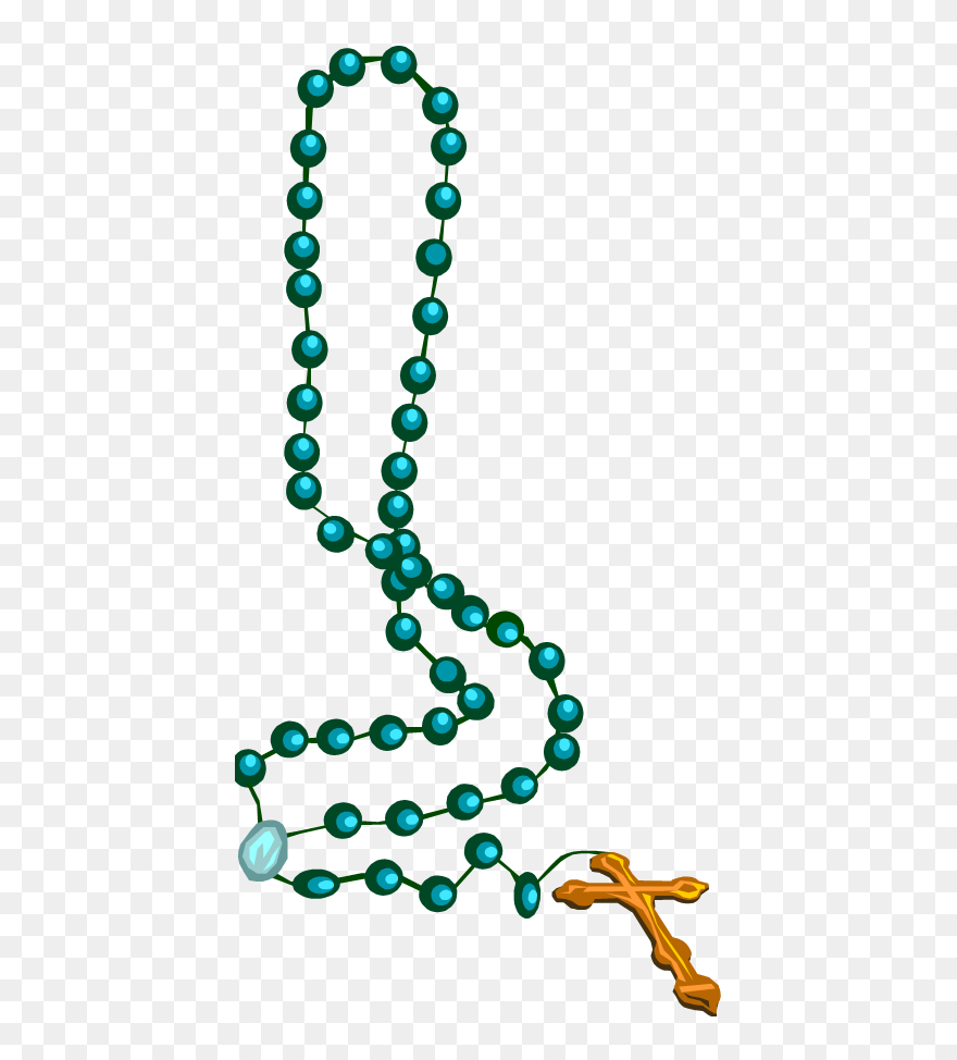 Rosary Transparent File, Picture - Rosary Clip Art Transparent - Png Download