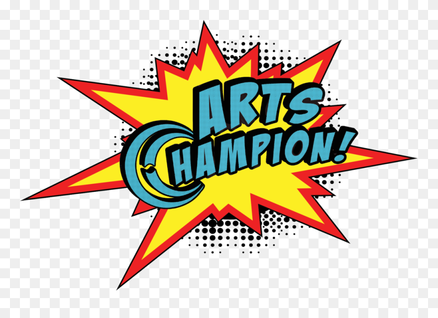 Arts Champ Blast - Emblem Clipart