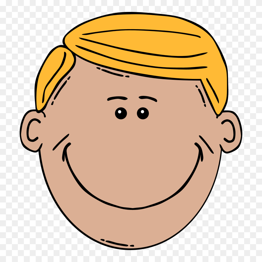 Boys Fac E Clip Art - Png Download