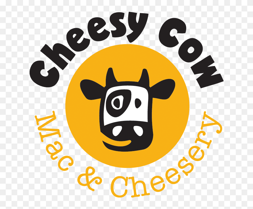 Cheesycow Official Black Small - Cheesy Cow Logo Clipart