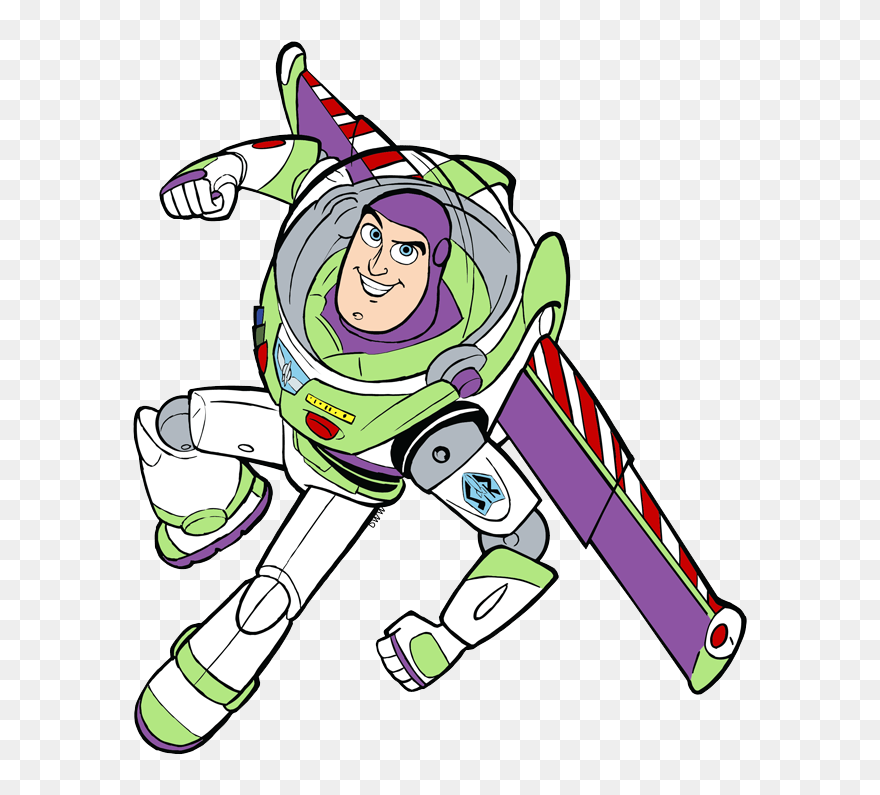Library Of Toy Story 4 Clipart Black And White Download - Cartoon Toy Story 4 Buzz Lightyear - Png Download