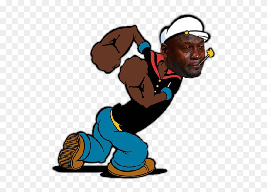 Michael Jordan Clipart Transparent - Popeye The Sailor Png