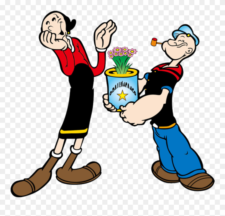 Olive Oyl Popeye Cartoon Clipart
