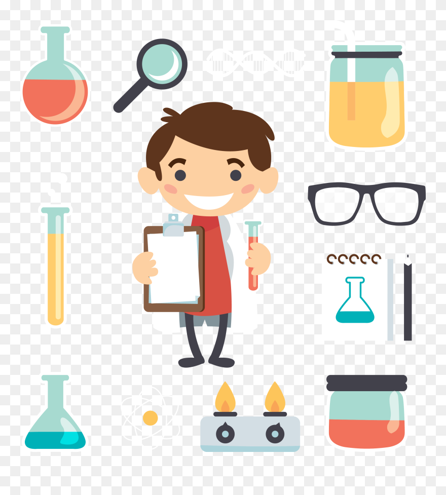 Science Scientific Method Scientist Laboratory Observation - Scientist Vector Png Clipart
