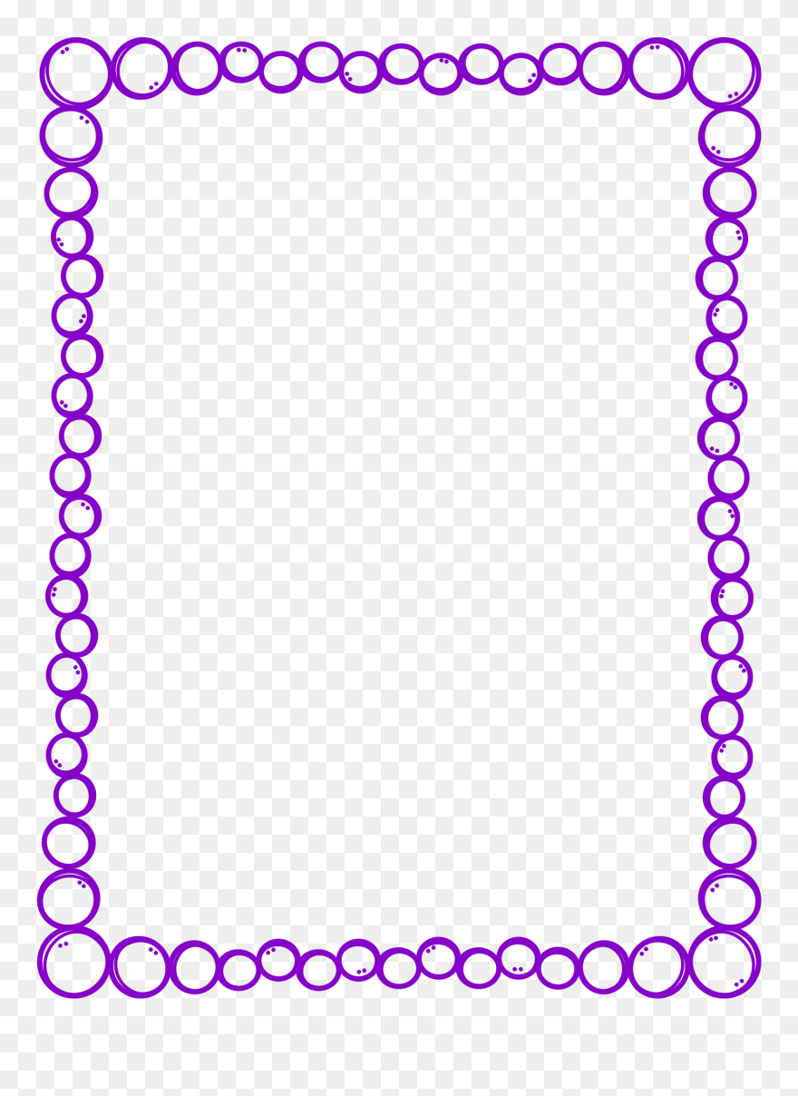 Vector Black And White Library Clip Art For Newsletters - Page Border Design For School Project - Png Download