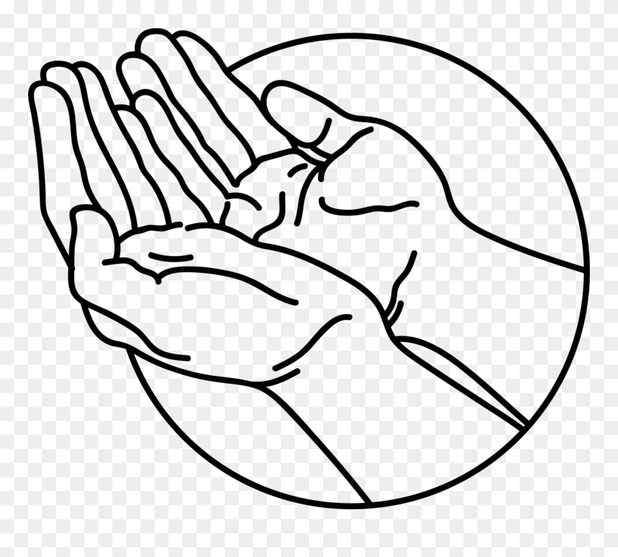 Beggar Drawing Clipart - Begger Hands Clip Art - Png Download